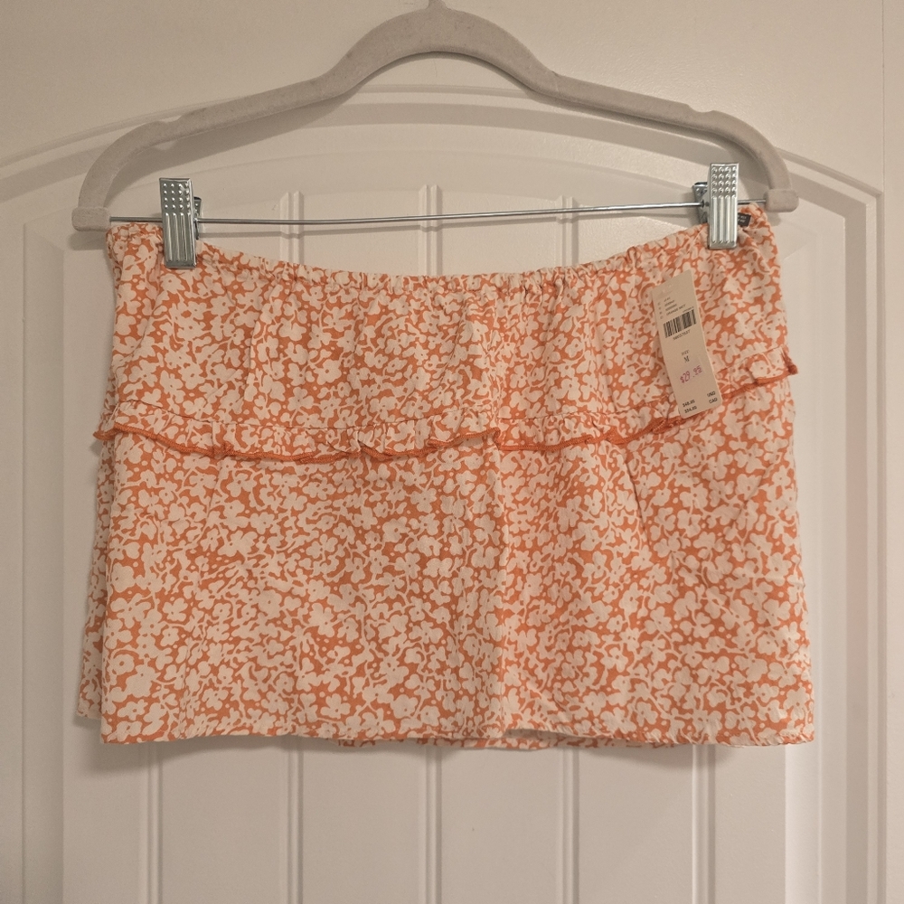 ANTHROPOLOGY Ruffle-Waist Shorts - Picture 3 of 7